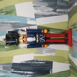 #E - Wooden Nutcracker Christmas Holiday Decoration NIB